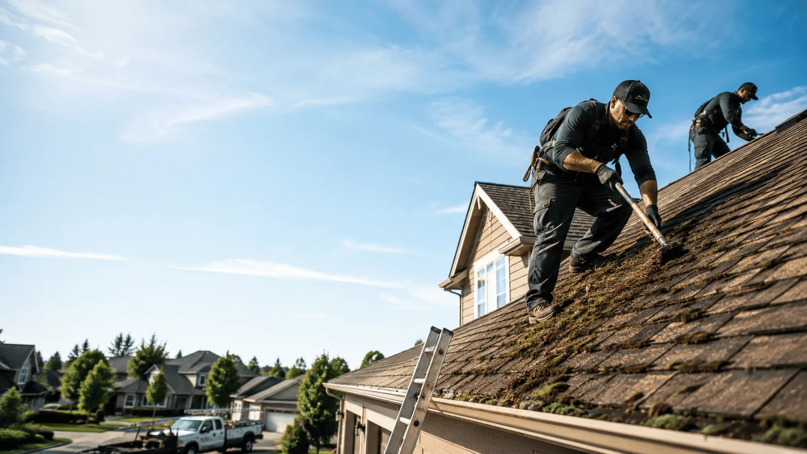 Roof Moss Removal in Newton Upper Falls, MA near me